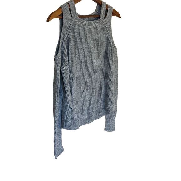 Hollister 100% Cotton Cold Shoulder Sweater - Picture 2 of 7